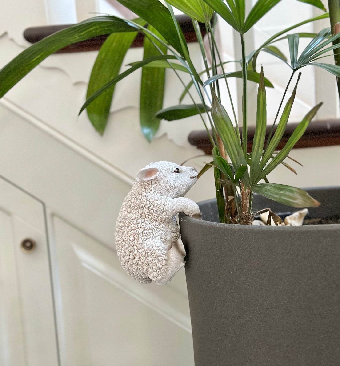 Large White Sheep Pot Hanger