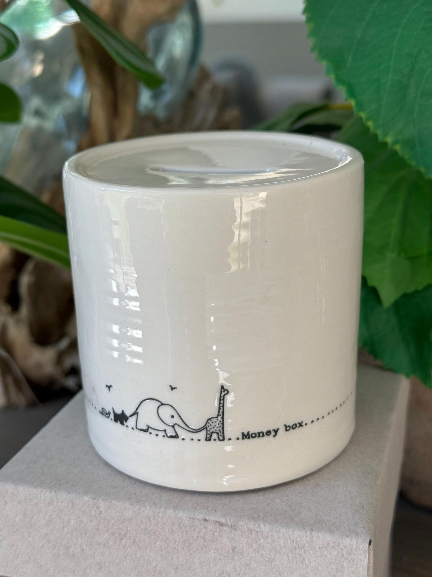 Porcelain Money Box - Nursery Animals