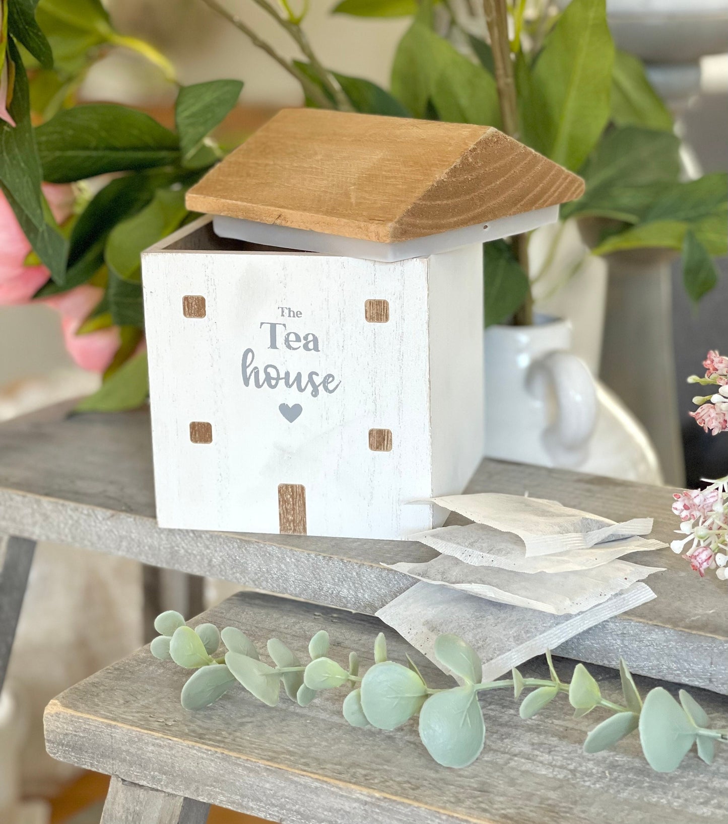 Tea, Coffee, Sugar Storage House - Sold individually