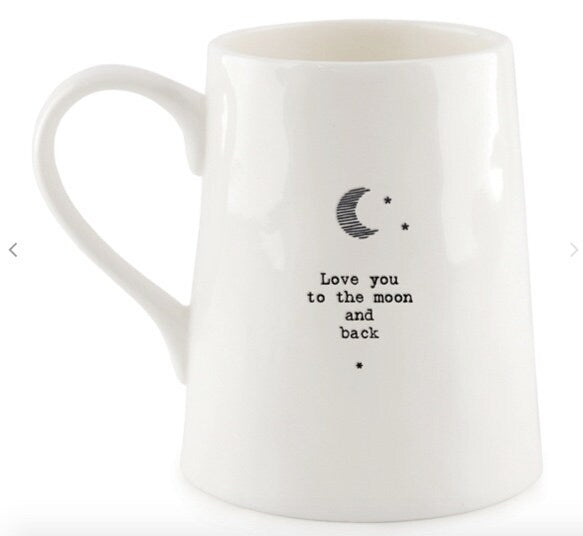 Porcelain mug - Love you to the moon