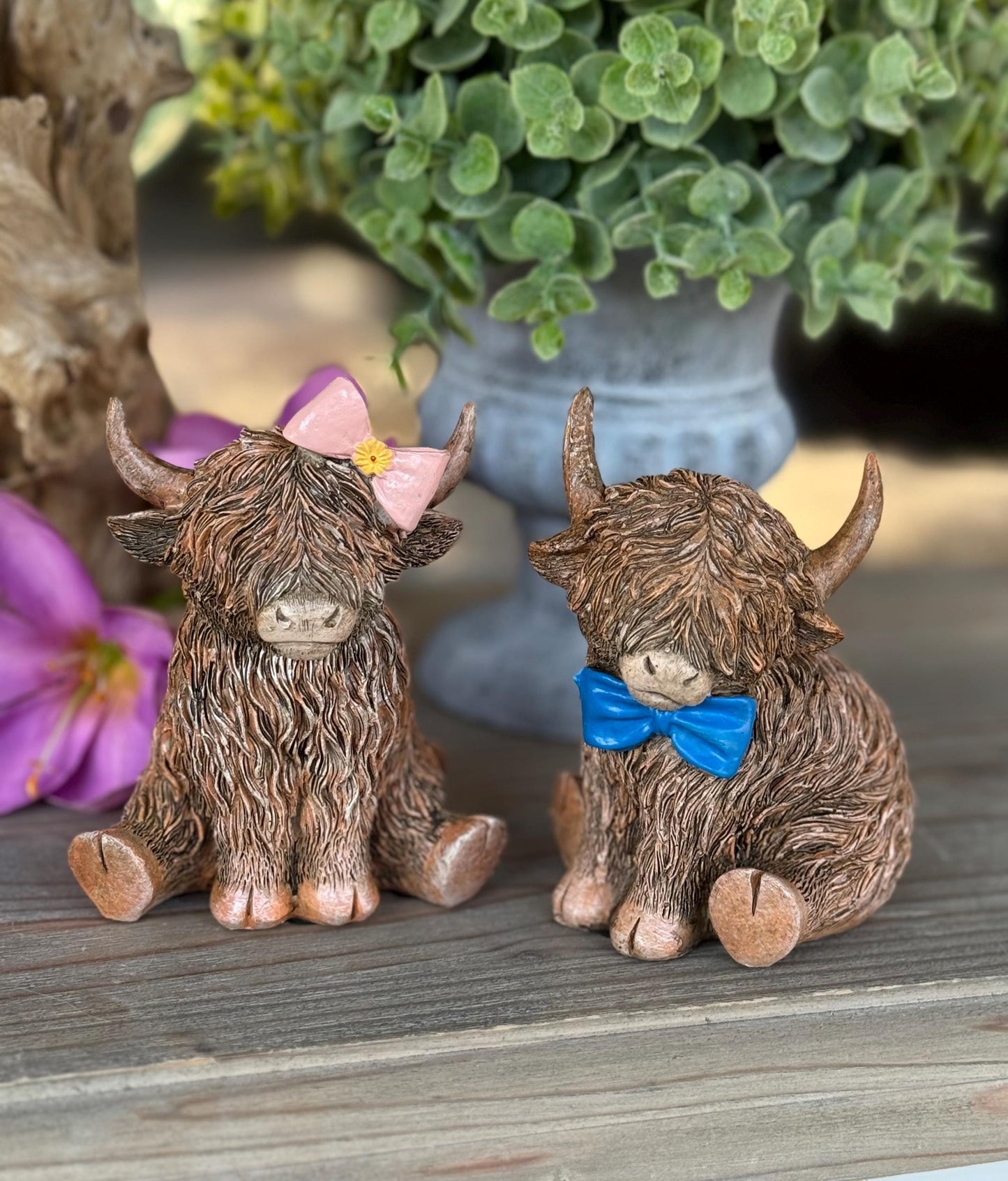 Happy Highland Cow Ornament - Choice of 2 Designs