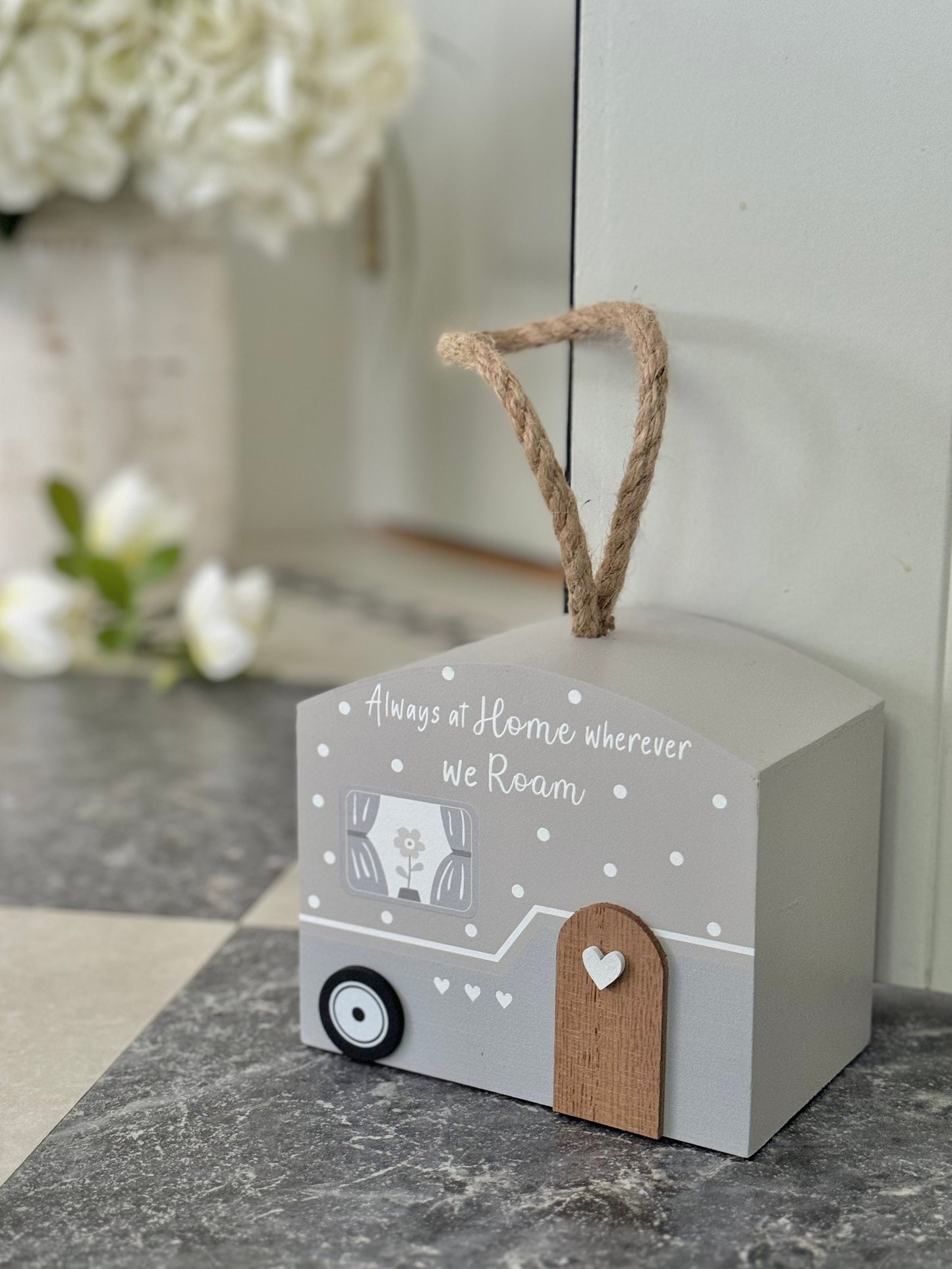 Solid Wood Caravan Door Stops - Available in 2 Designs