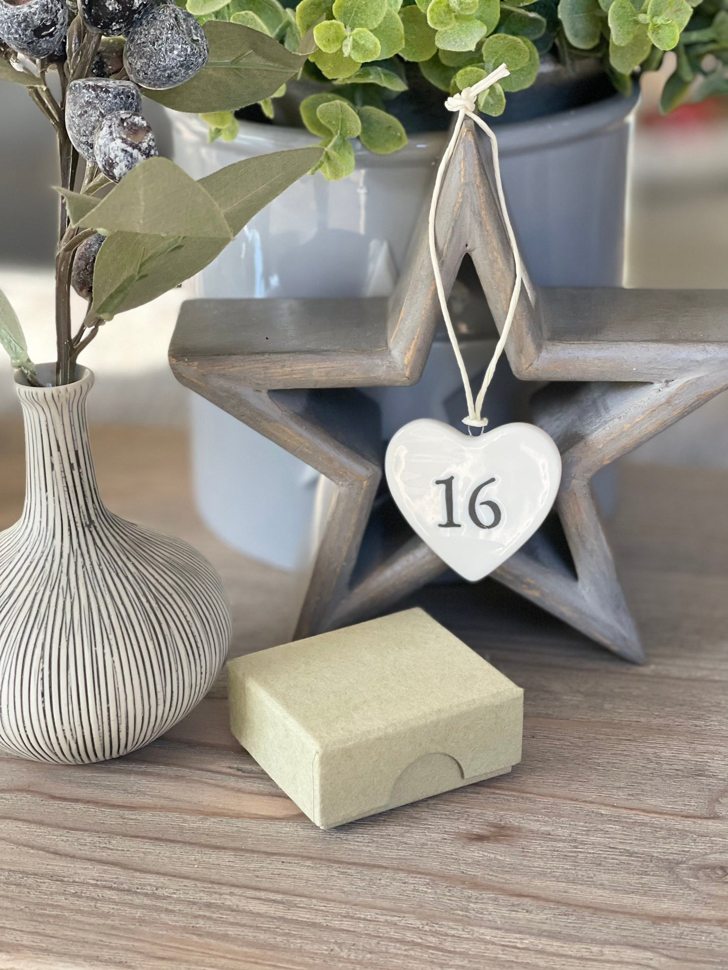 16 Porcelain Heart with Gift Box