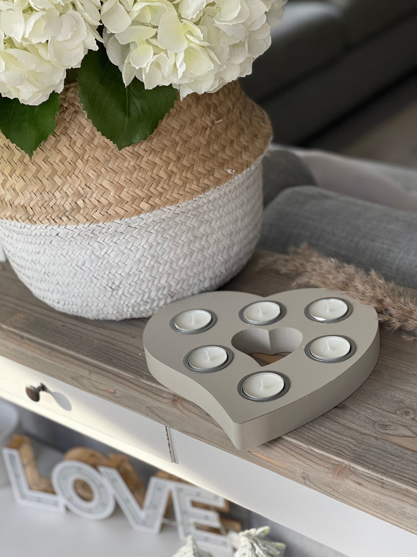 Heart 6 Tealight Holder