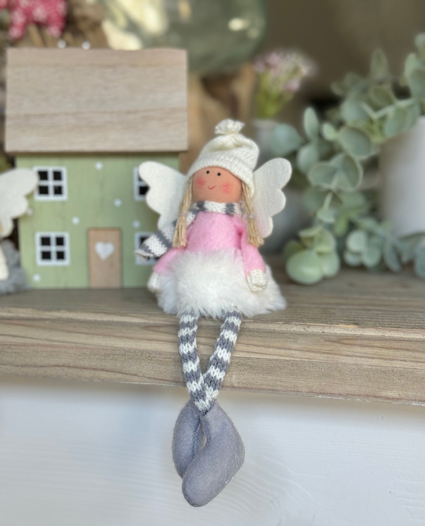 Soft Sitting Pink/White/Grey Fairies - Available in 3 designs