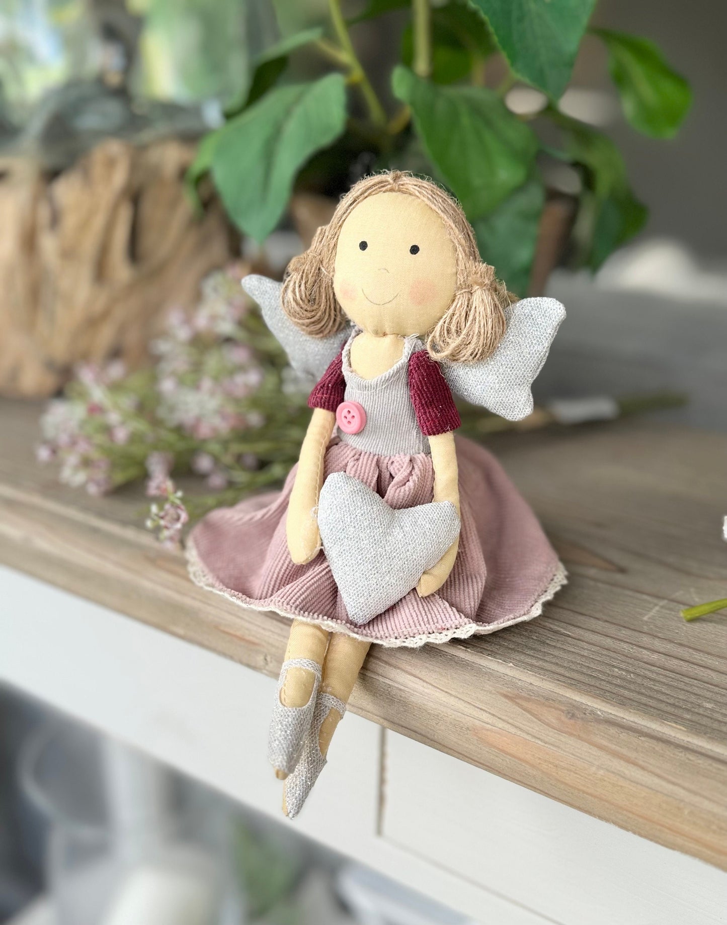 Soft Sitting Fairy Girls - Available in 2 colours