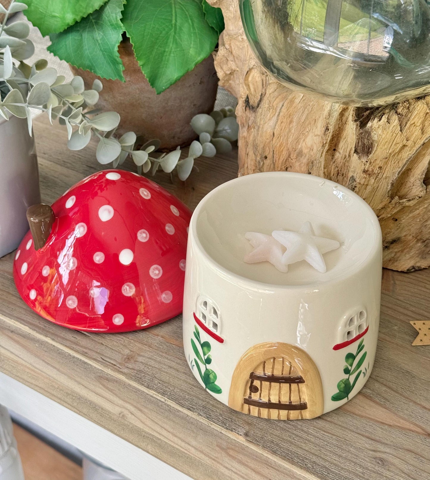 Mushroom House Oil Burner/Wax Warmer
