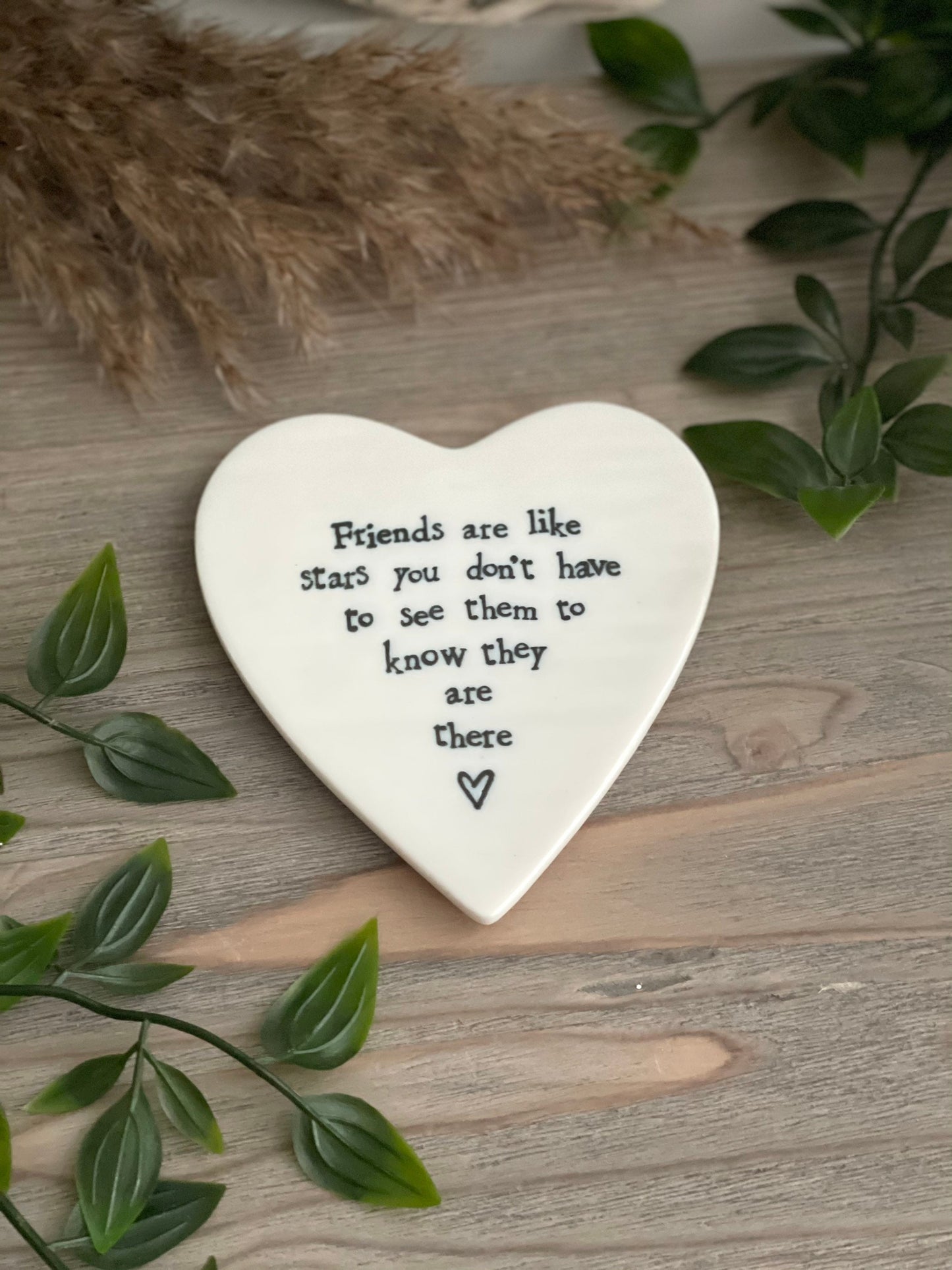 Porcelain coaster - Friends are stars