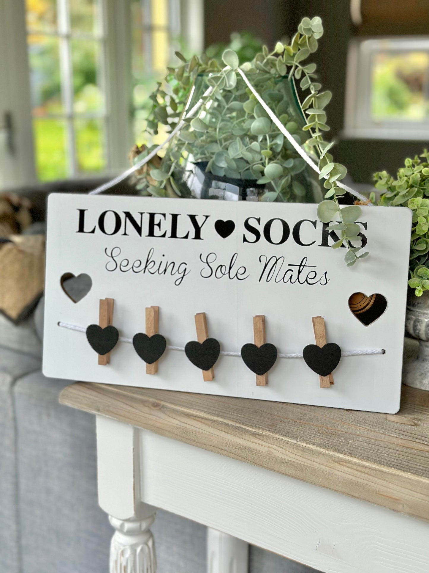 Hanging Lost Sock Plaque