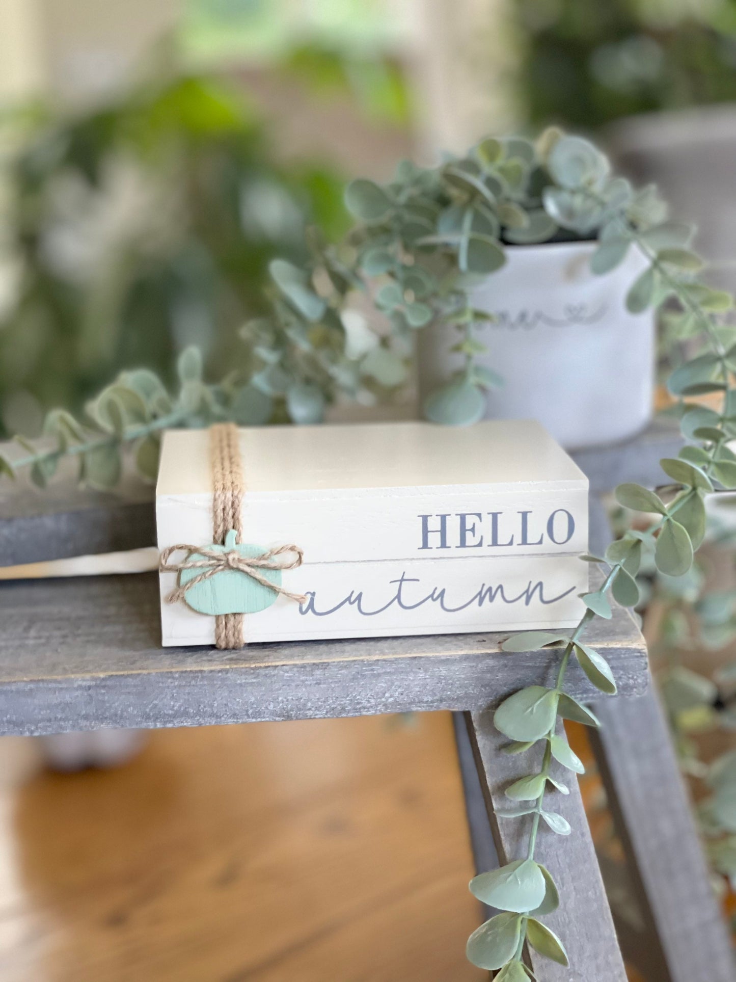 Autumn Book Stack Decor