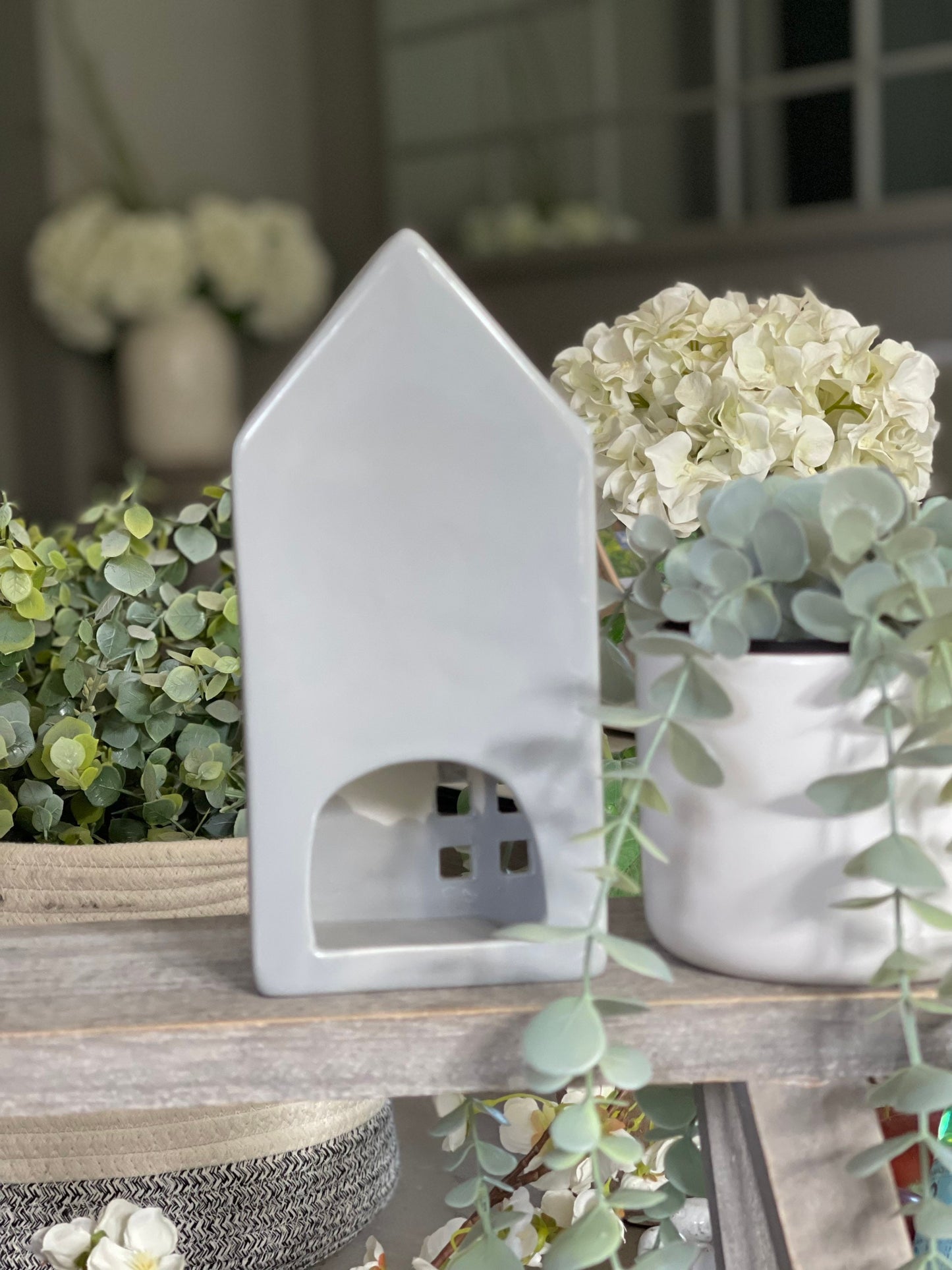 Grey House Tealight Holder