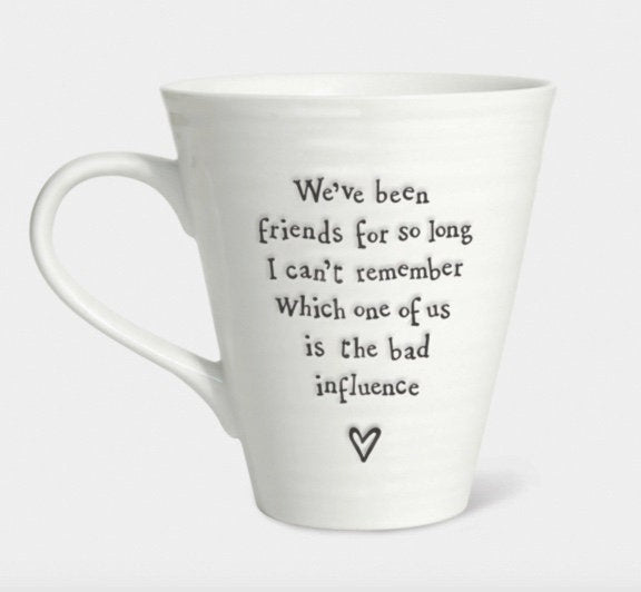 East of India porcelain mug - Bad influence