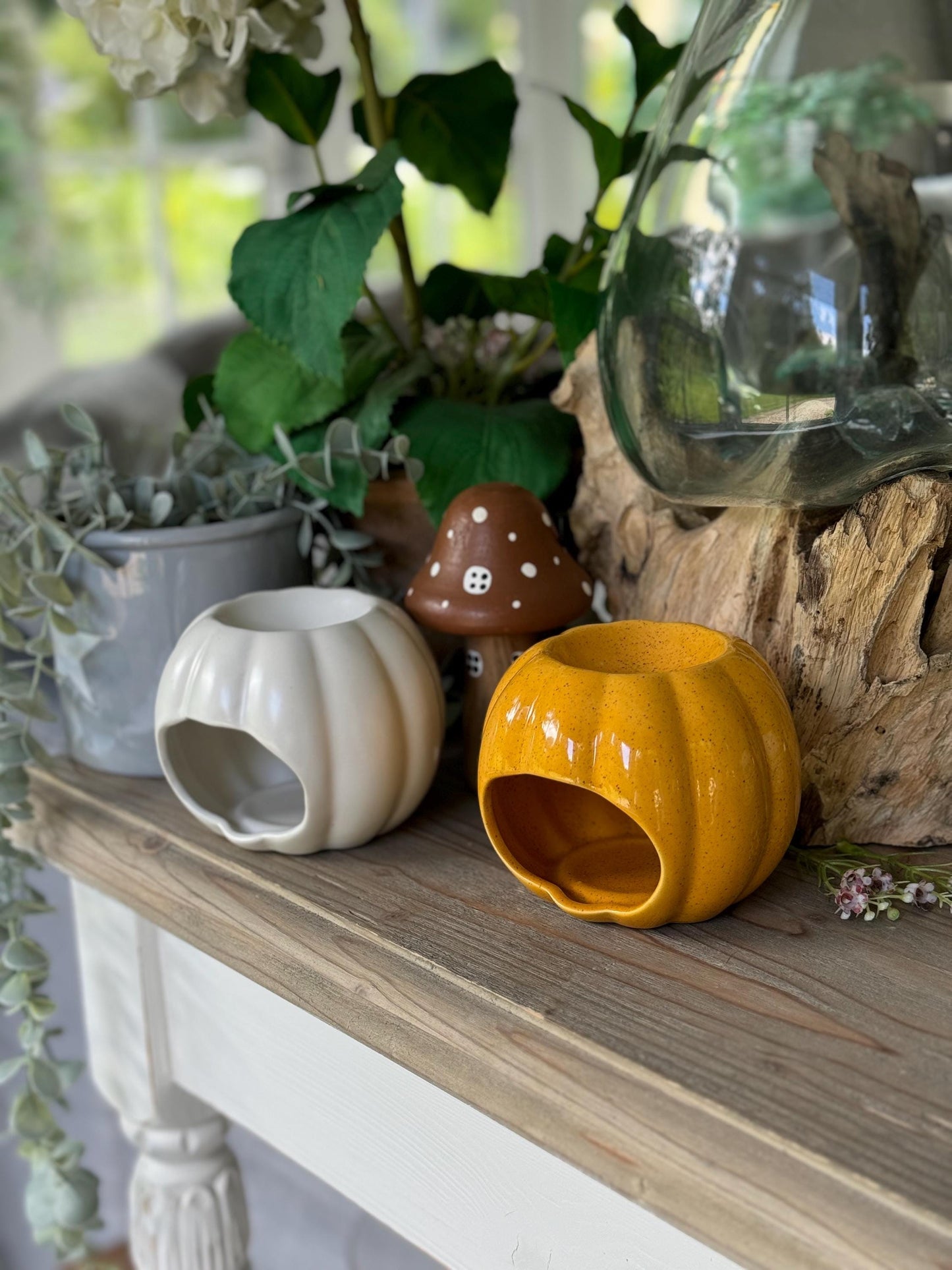 Cut Out Pumpkin Wax Melt/Oil Burner - 2 Colour Options
