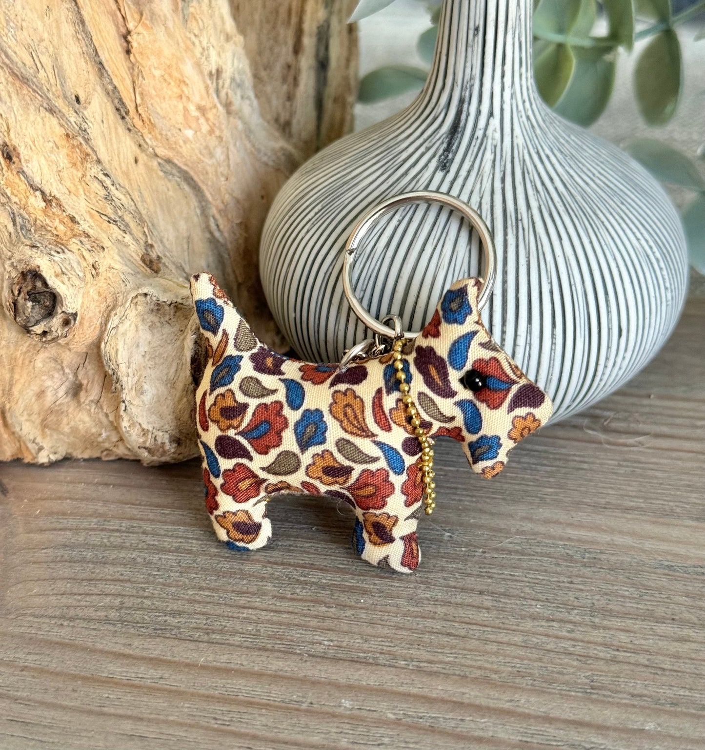 Scottie Dog Keyrings - 7 Colours Designs