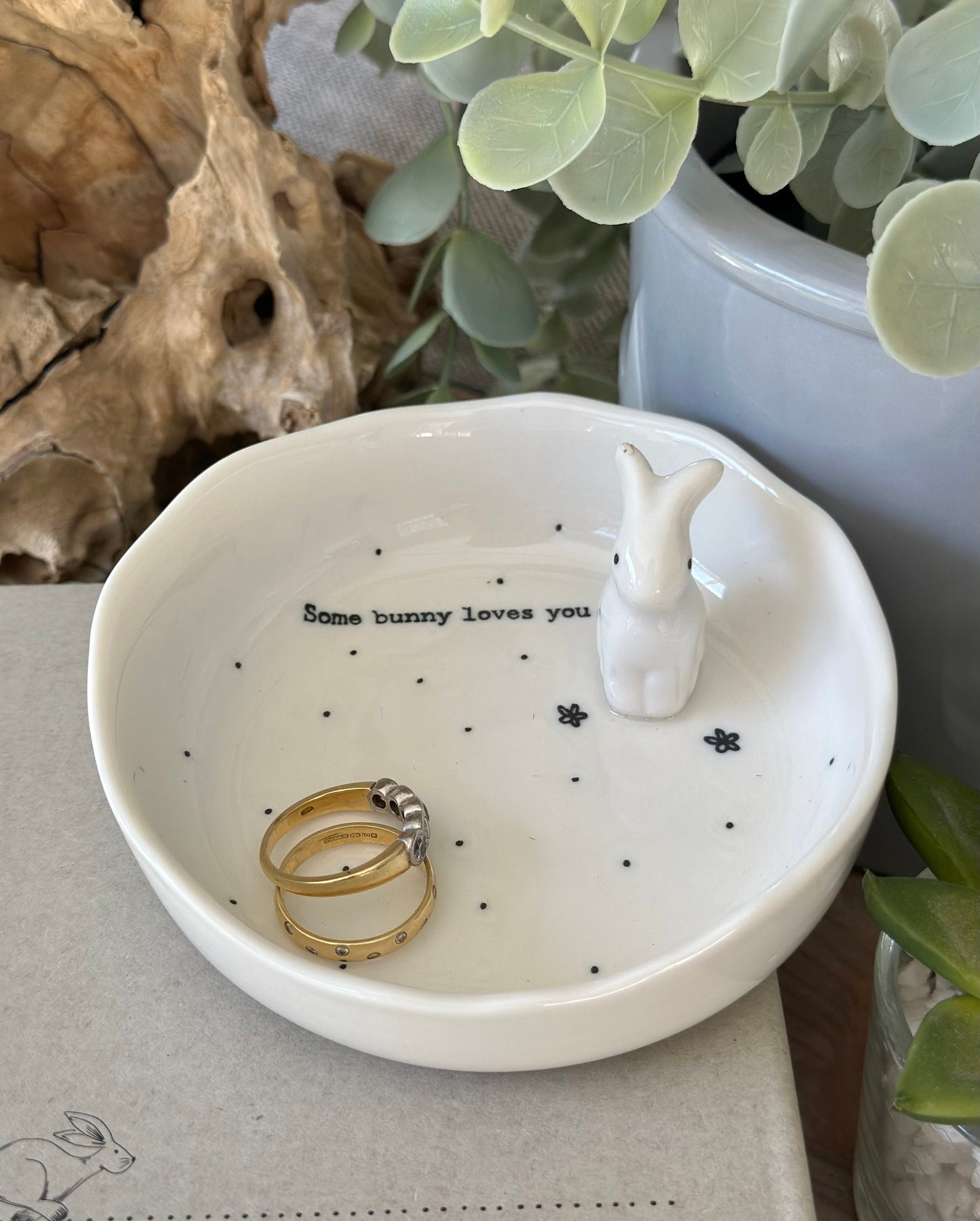 East of India 'Some Bunny Loves You’ Boxed Jewellery Dish