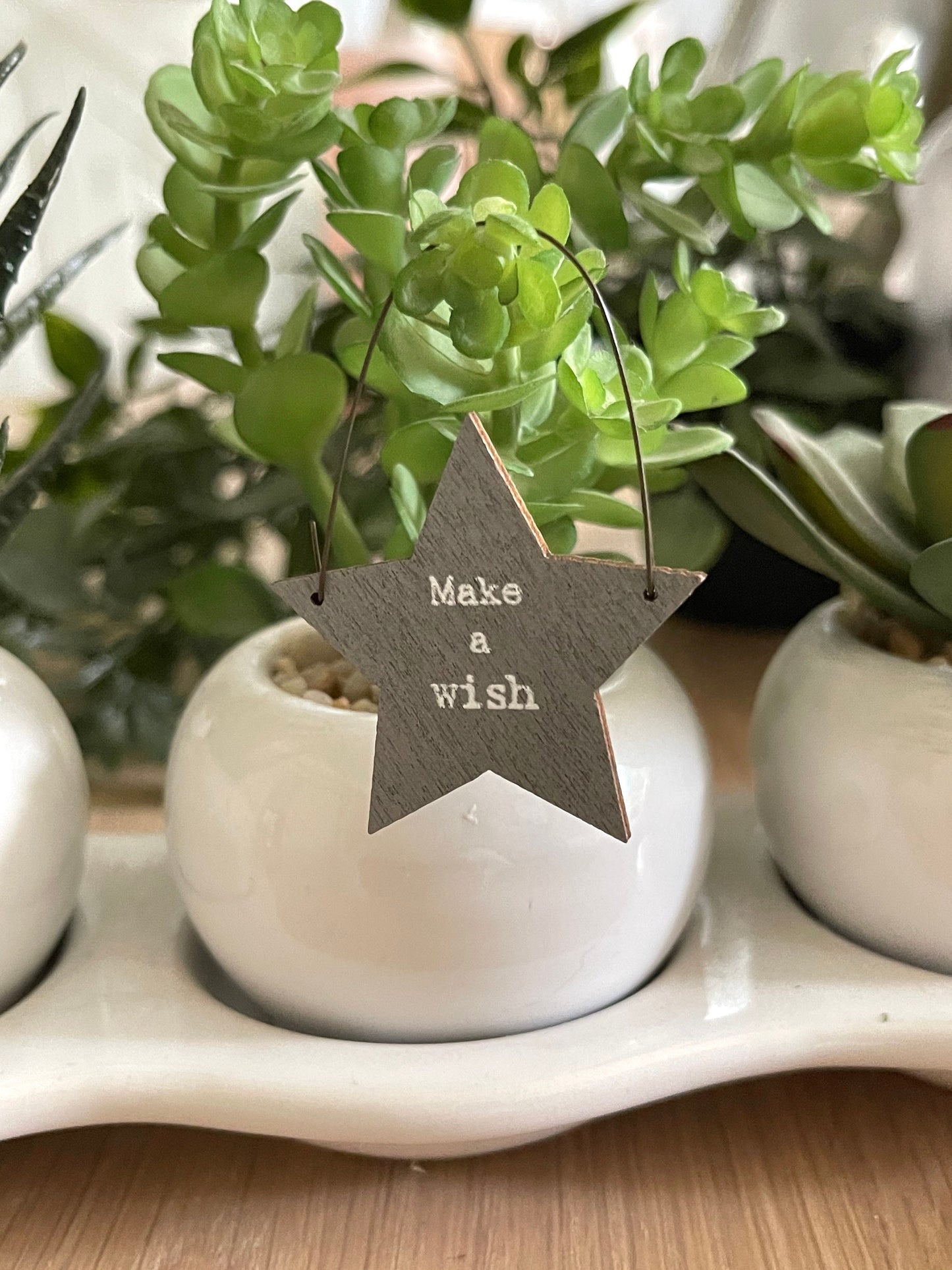 East of India little keepsake star sign- Make a Wish