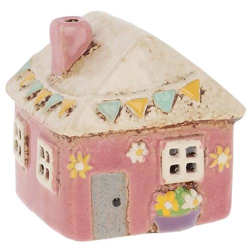 Mini Garden Village Tea Light House - 3 Colours Available