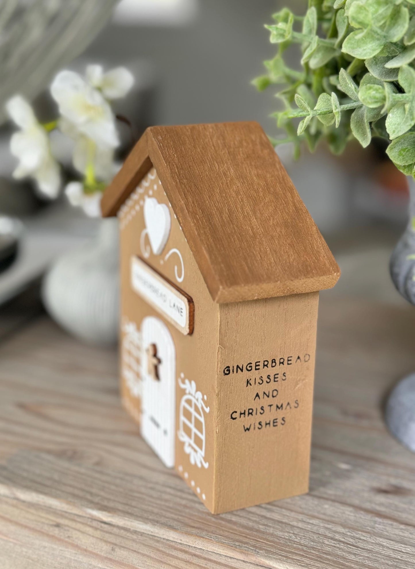 Wooden Gingerbread House