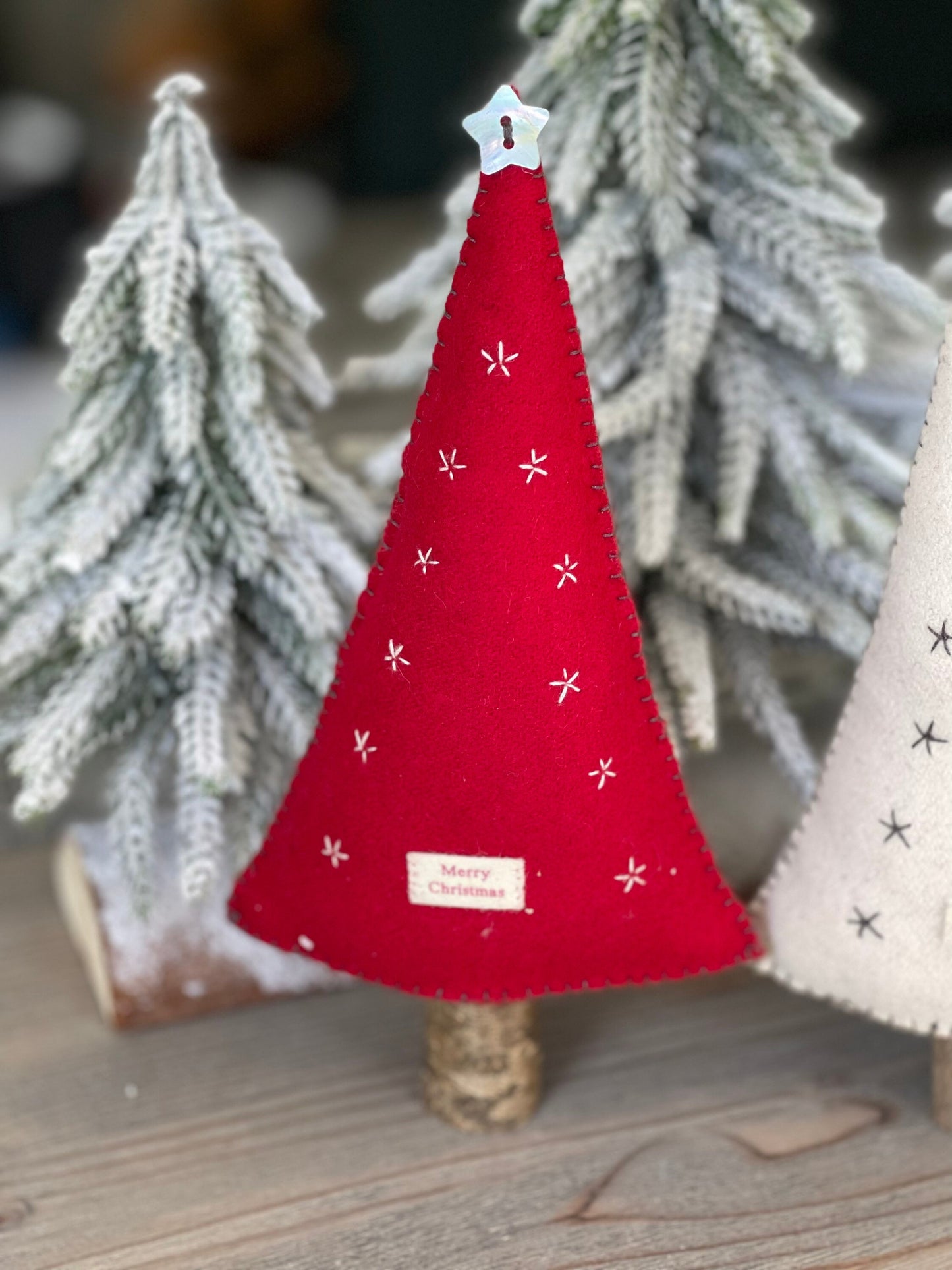 East of India Felt Christmas Tree - Available in 3 colours