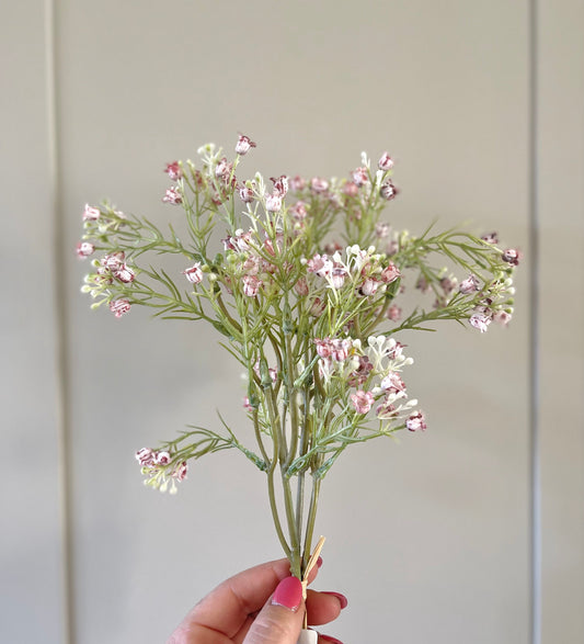 Gisela Graham Pink Mini Flower Spray