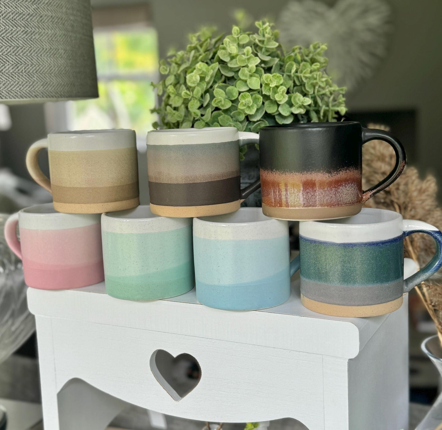 NEW! Marlow Ombre Glaze Stoneware Mugs