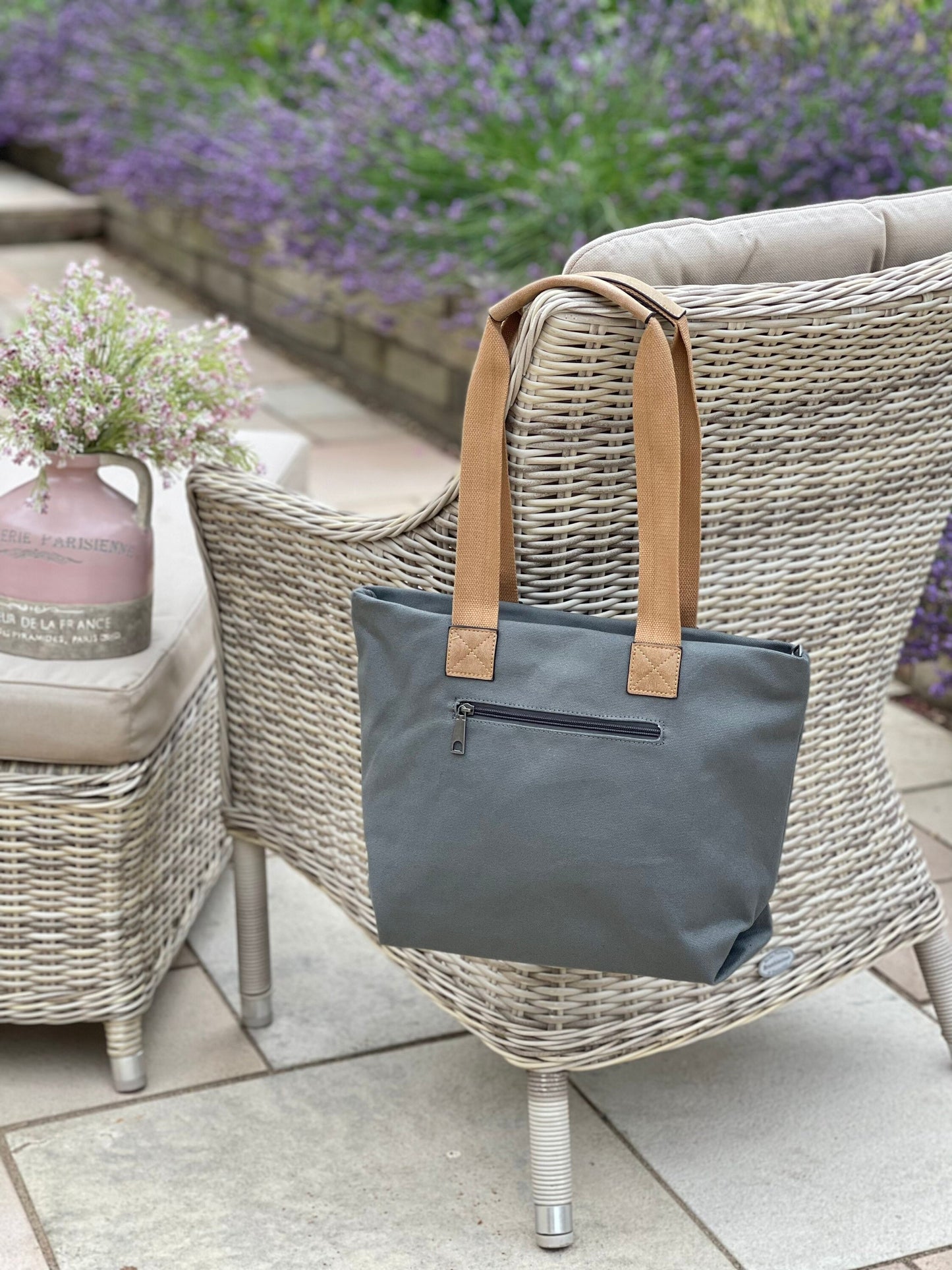 Dark Grey Encrusted Star Shoulder Bag