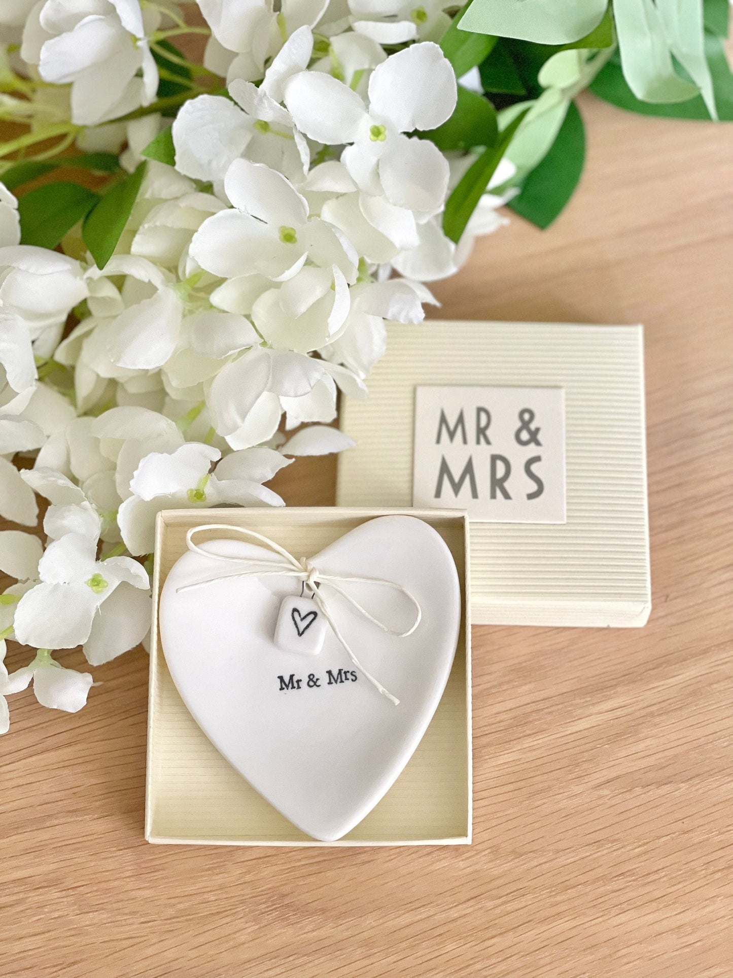 Mr & Mrs Porcelain Ring Dish