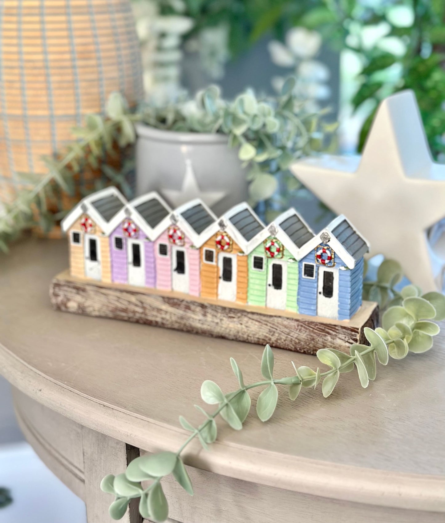 Beach Huts on a Block