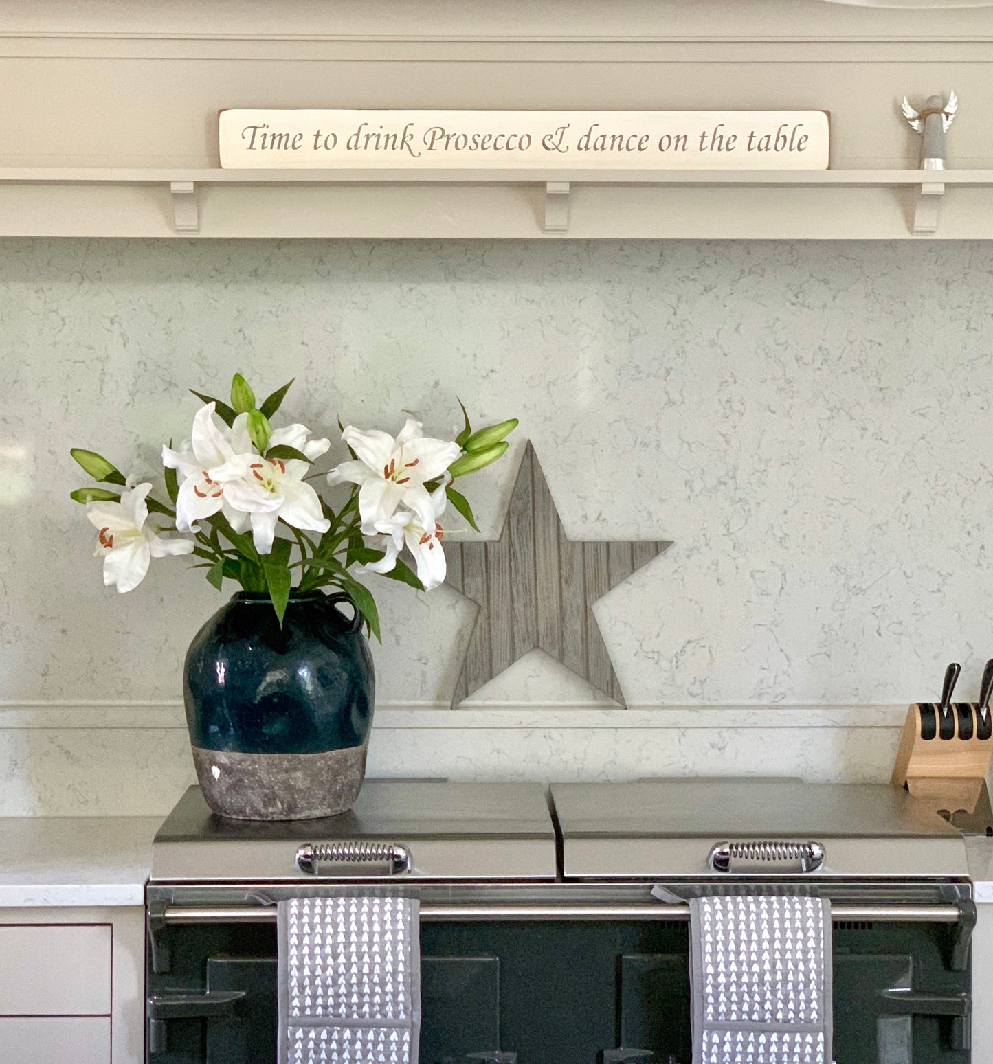 Grey Wall Star - Grey