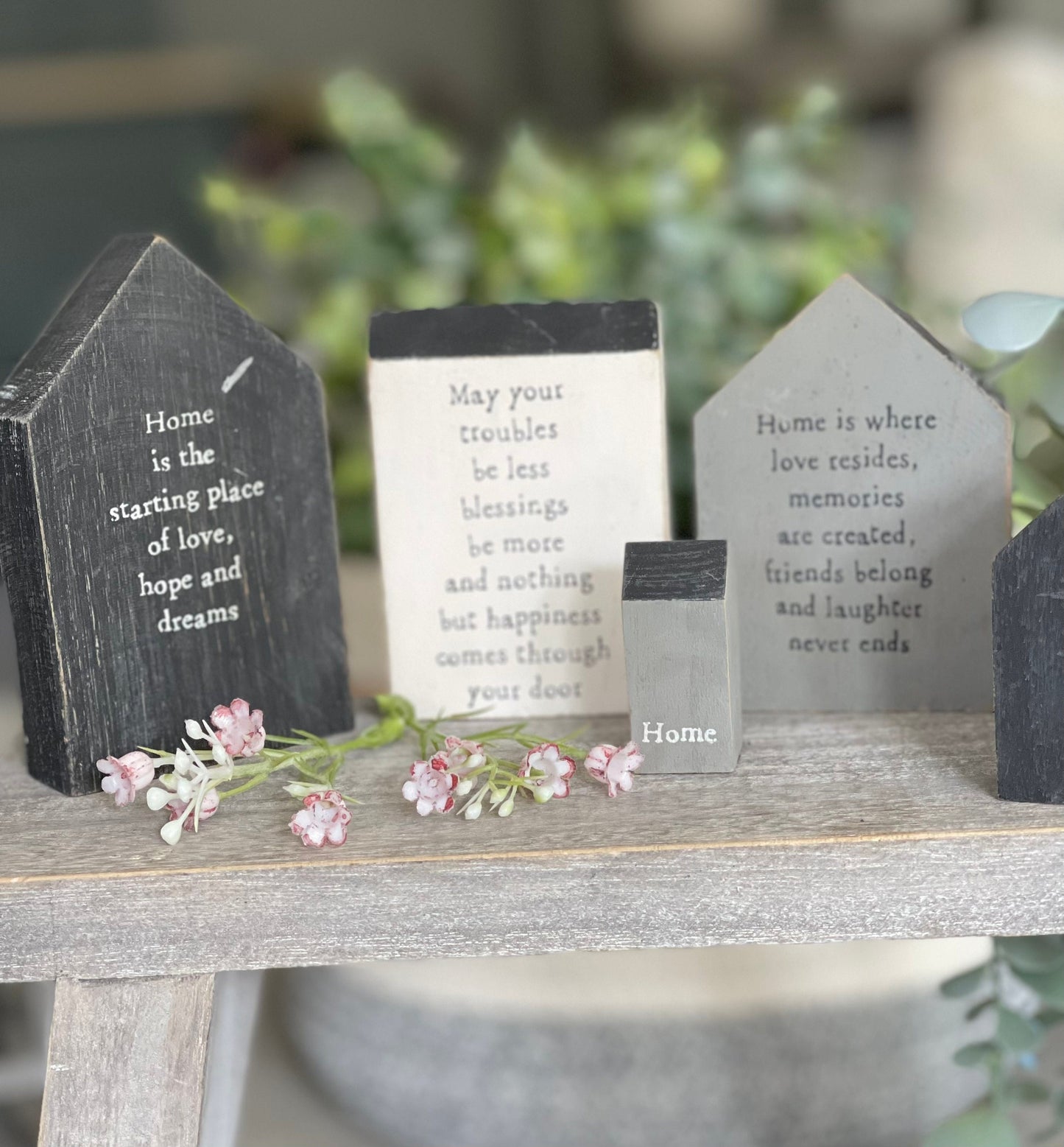 Home is Where Love Resides Wooden House