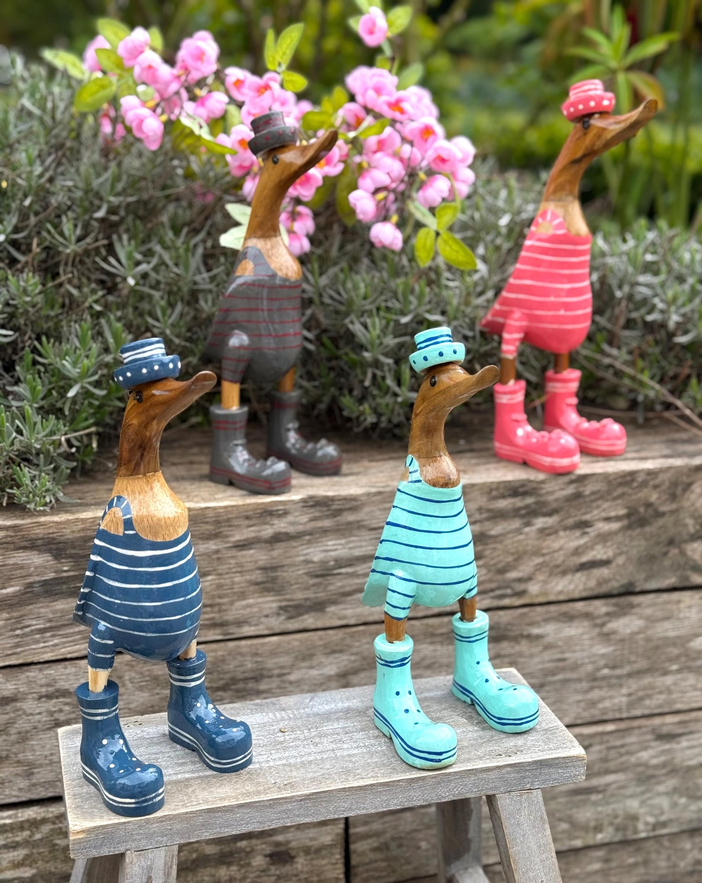 Hand-painted Beach Duck - Available in 4 Colours