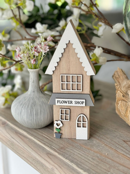 Wooden House "Flower Shop"