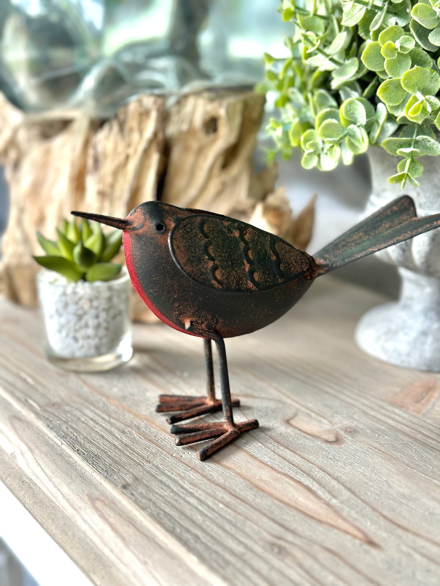 Metal Robin Ornament