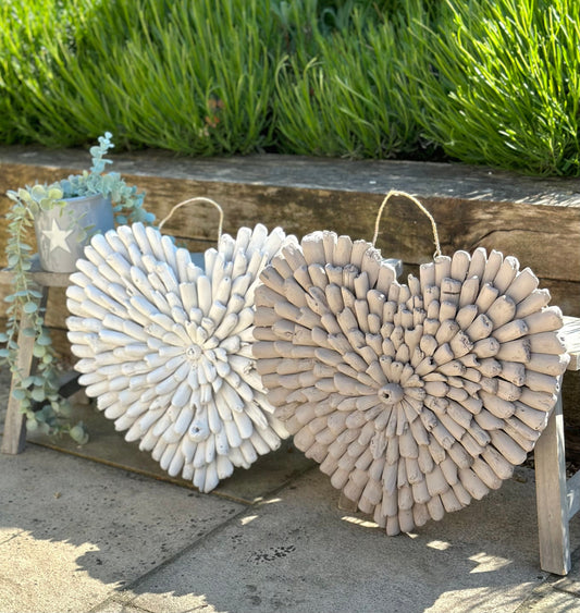 Driftwood Heart- 40cm, Available in 2 Colours