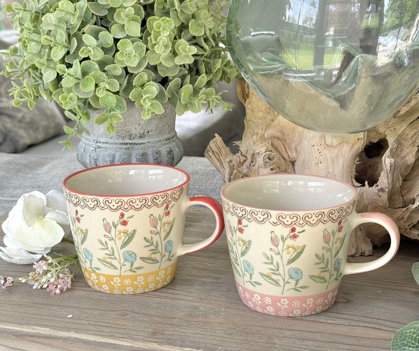 NEW! Elegant Rosehip Mug - Choice of 2 Designs