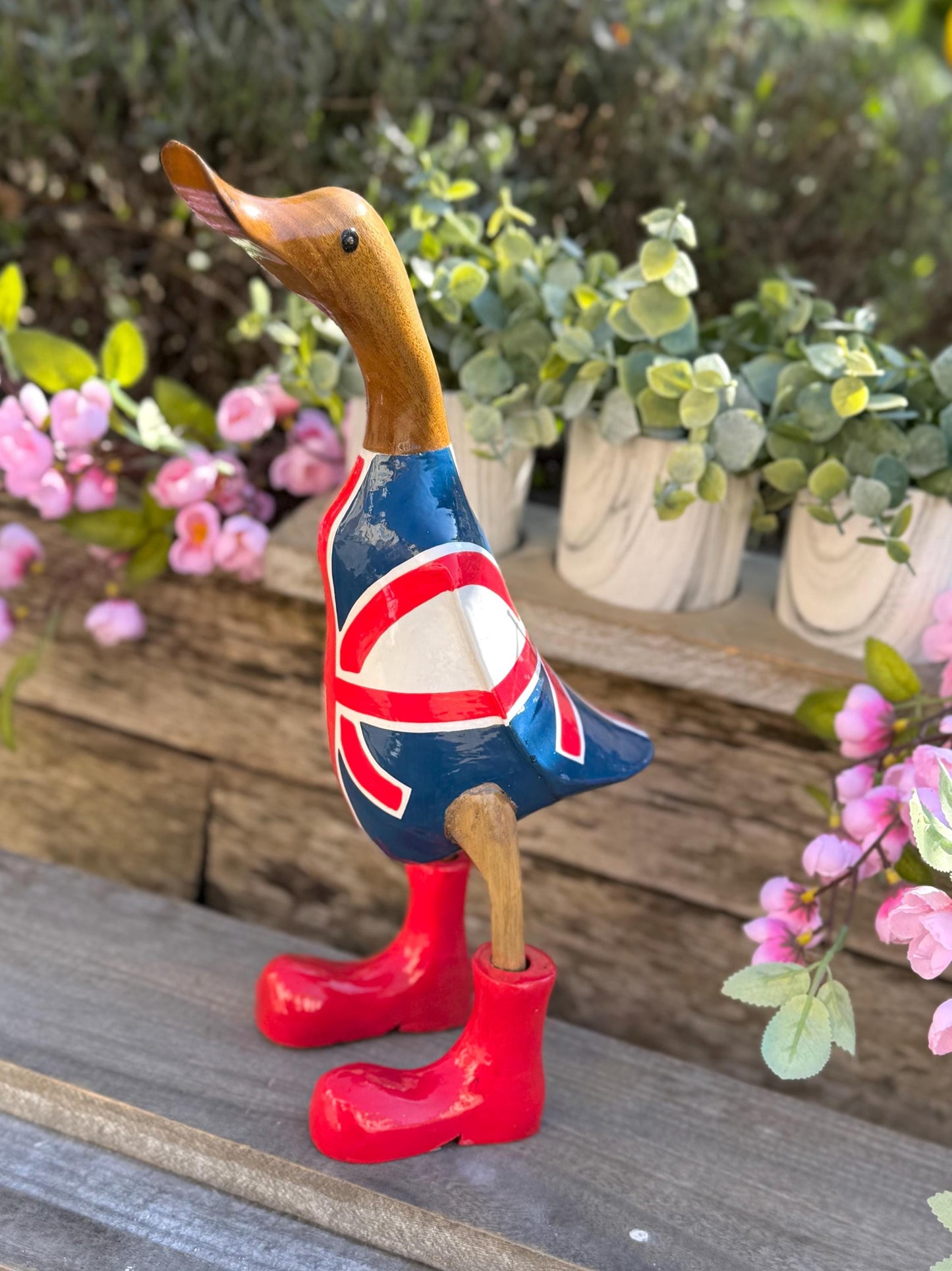 Handpainted Union Jack Duck