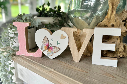Wooden LOVE Sign Decor
