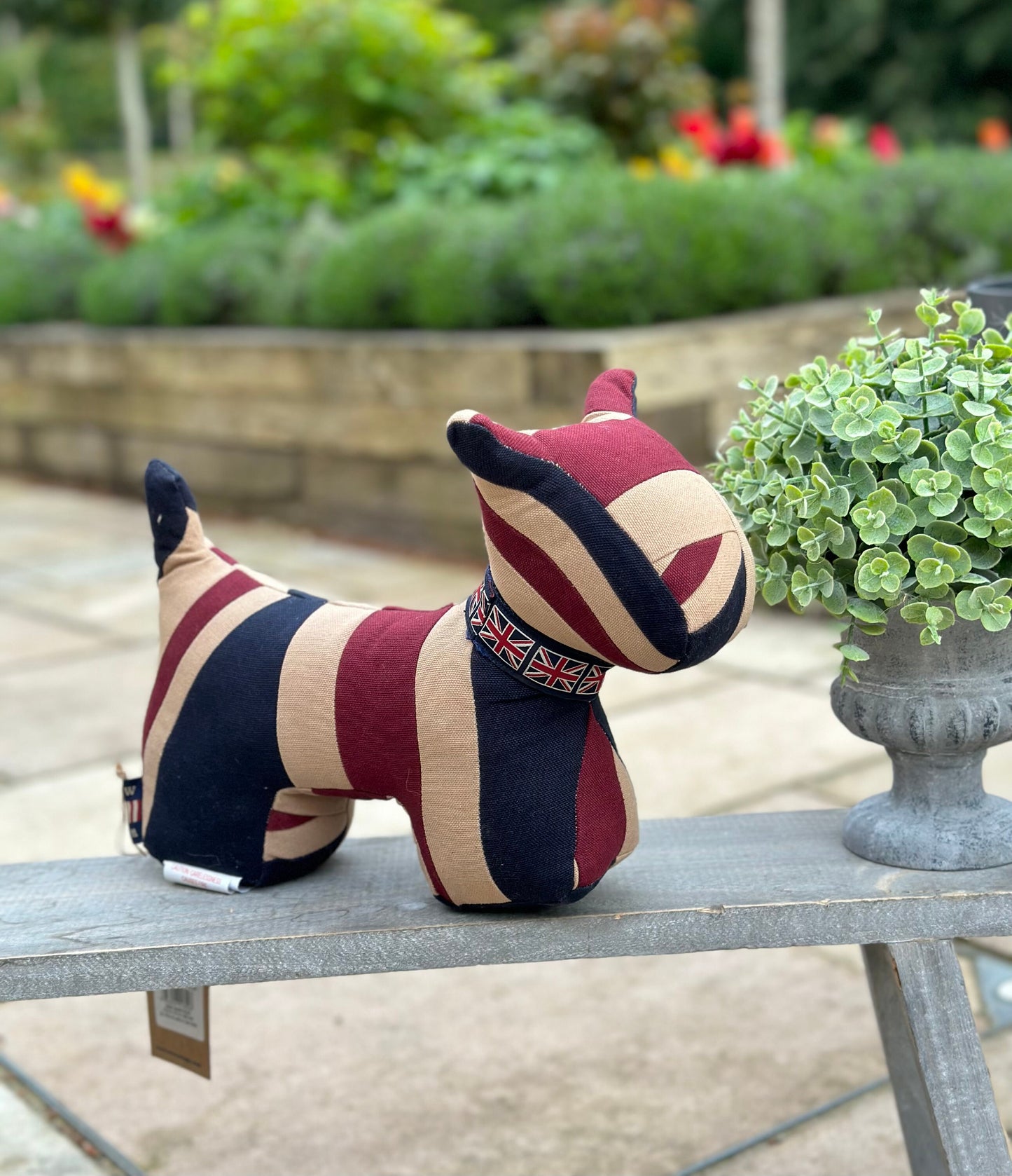 Union Jack Scottie Dog Doorstop