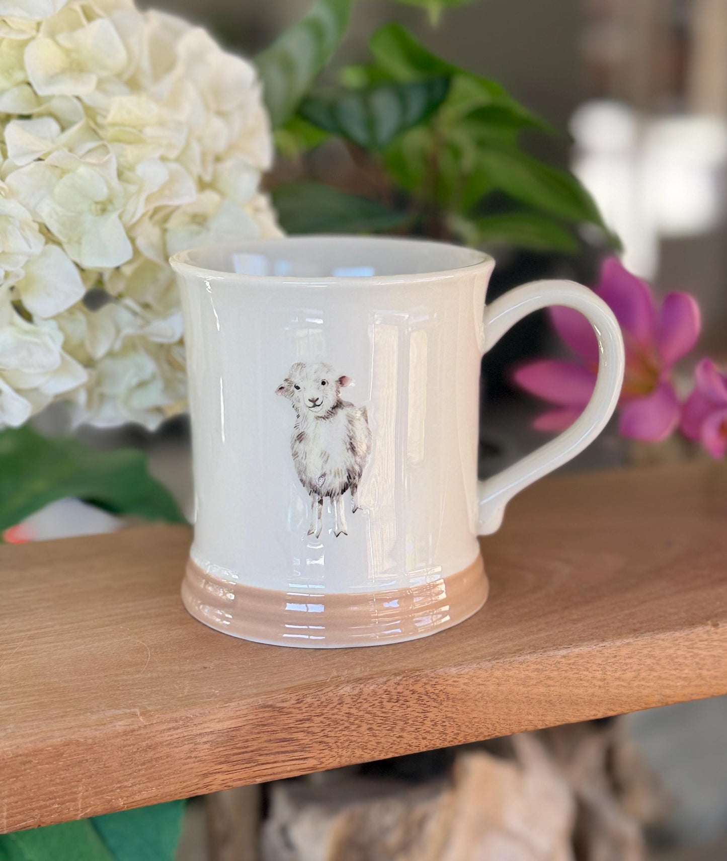 NEW Stoneware Embossed Mug - Sheep, Cow, Pig, Highland Cow and Donkey