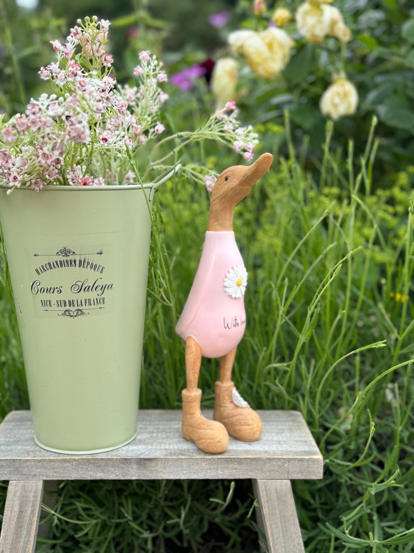 Tall Pink With Love Duck