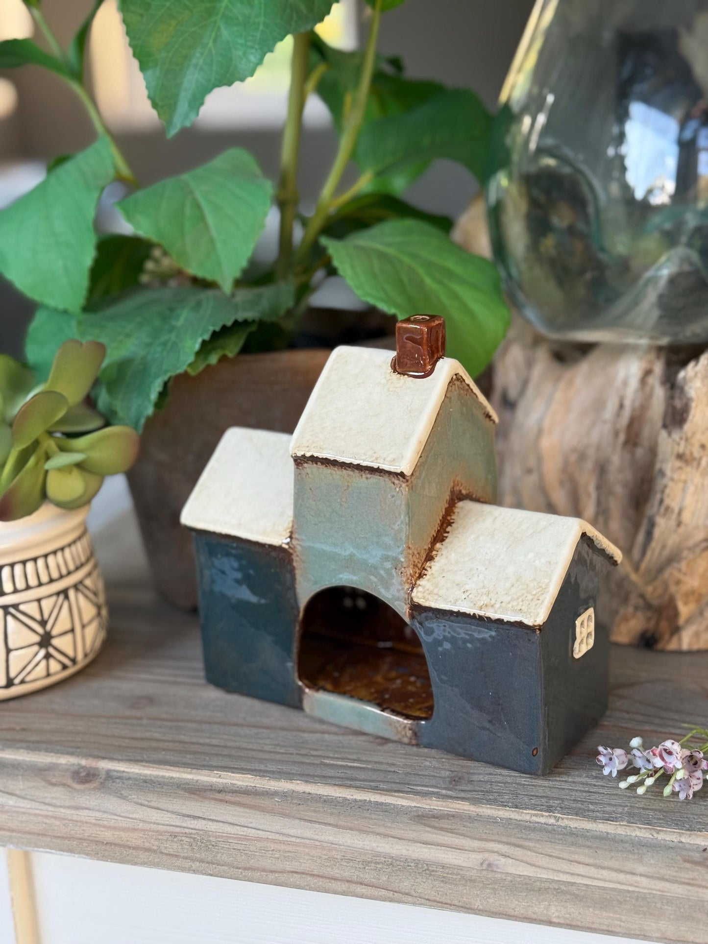 NEW! Country Chic Tealight Chateau