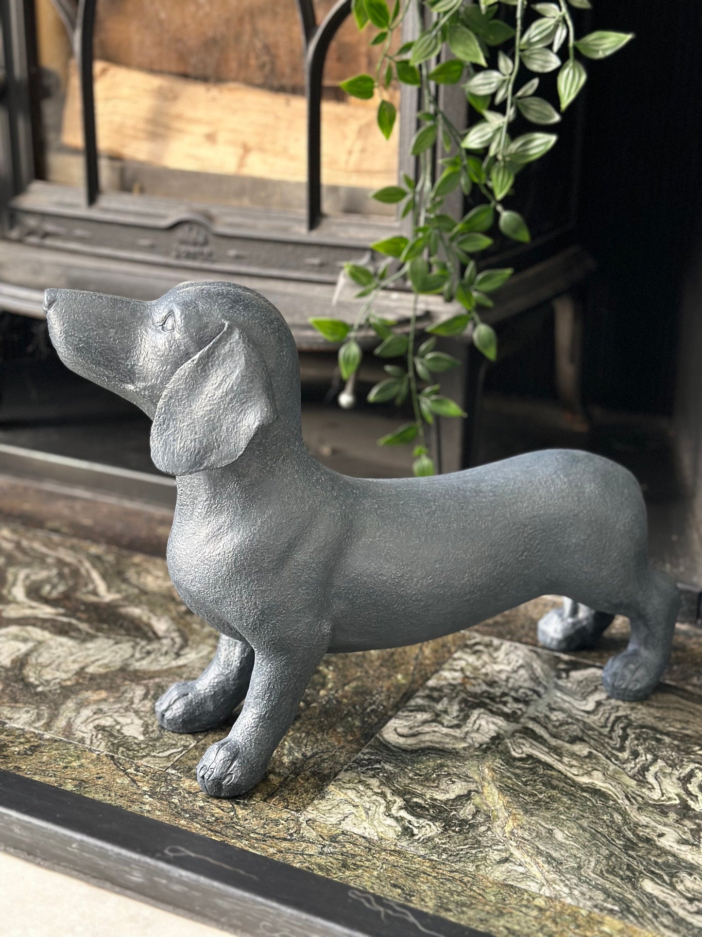 Charcoal Dachshund Ornament