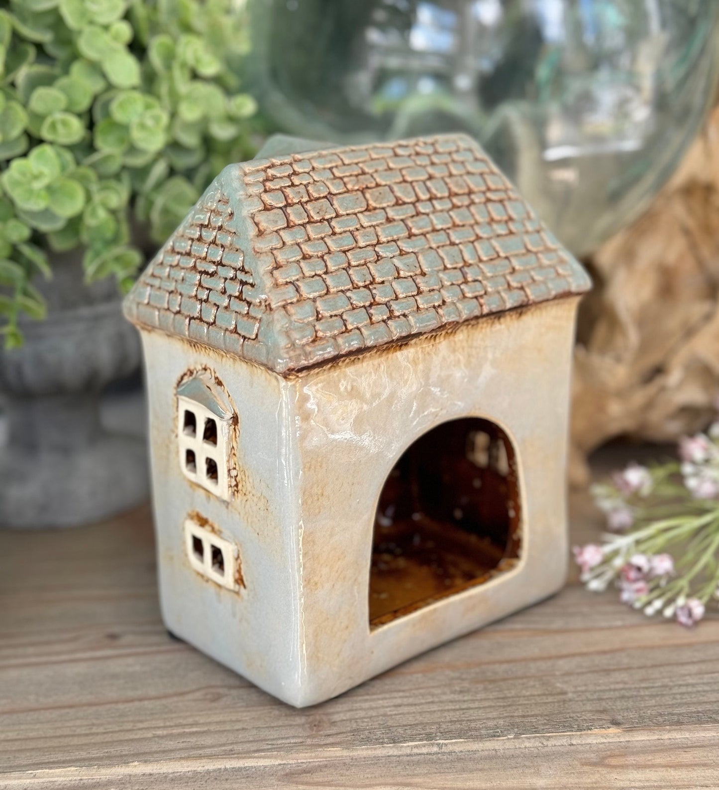 NEW! Country Chic Tealight Chateau
