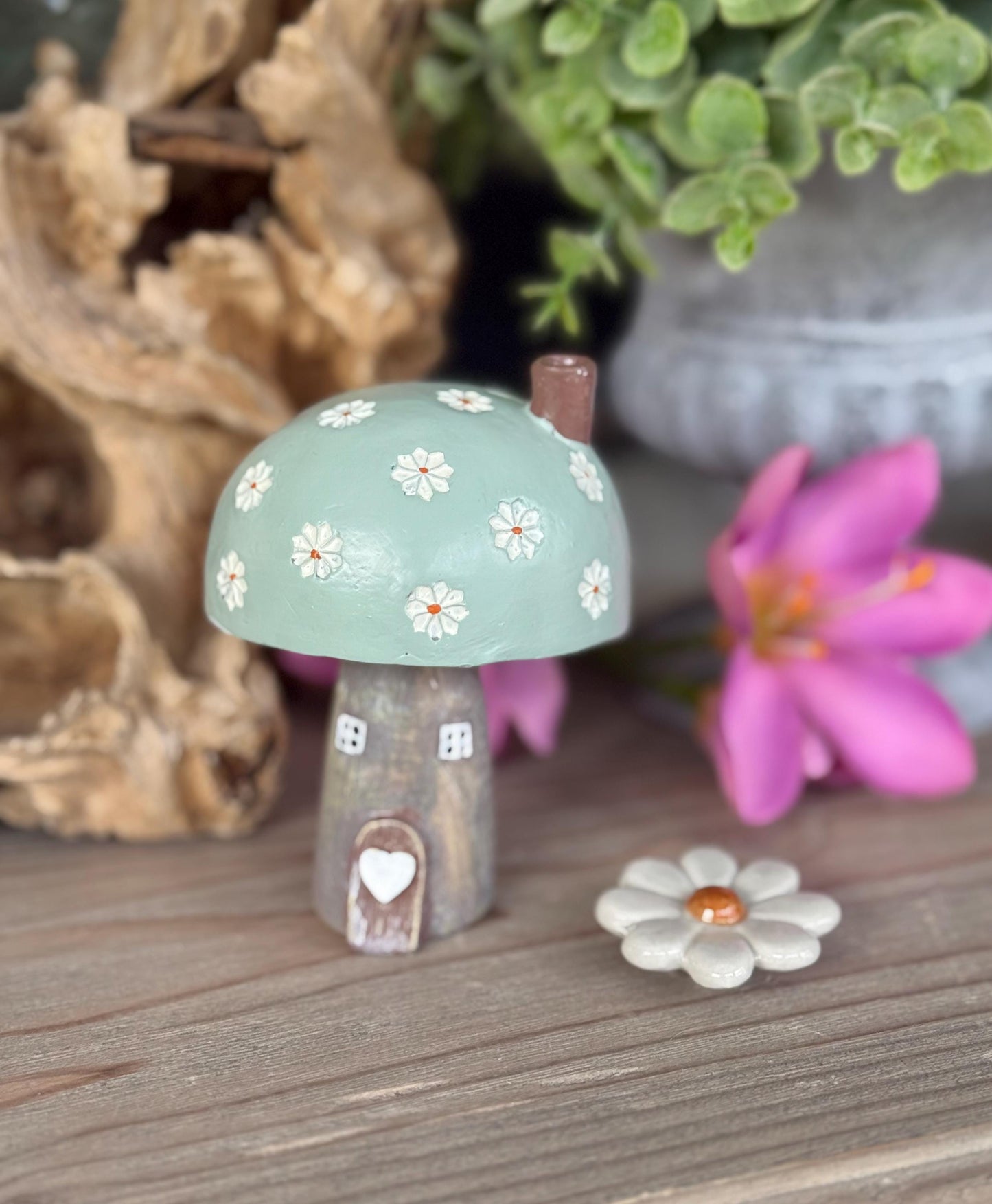 Wooden Mushroom House - Choice of 3 Designs
