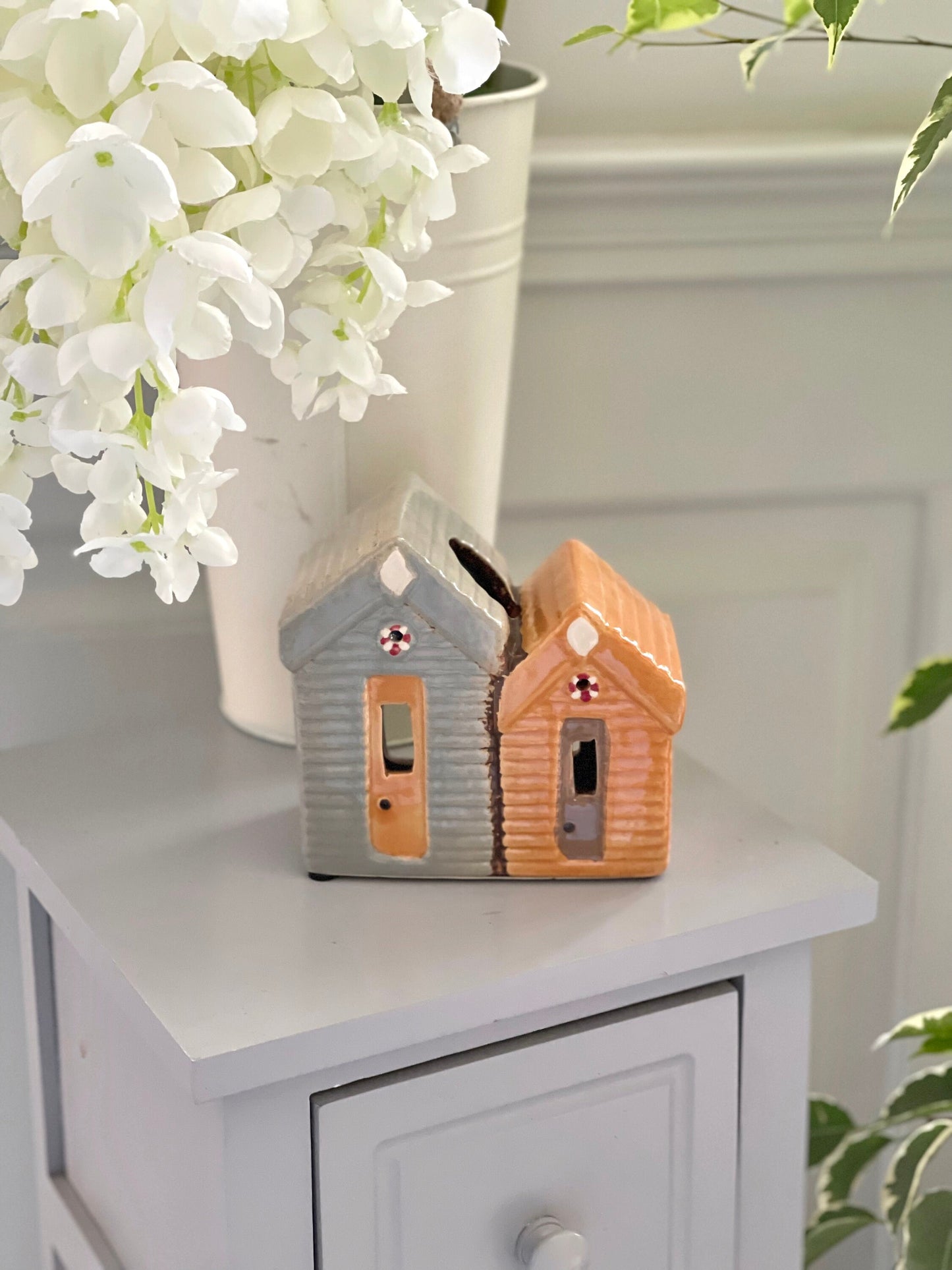 House Tea light Ceramic Holder