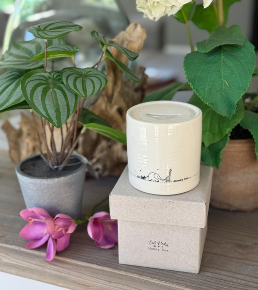 Porcelain Money Box - Nursery Animals