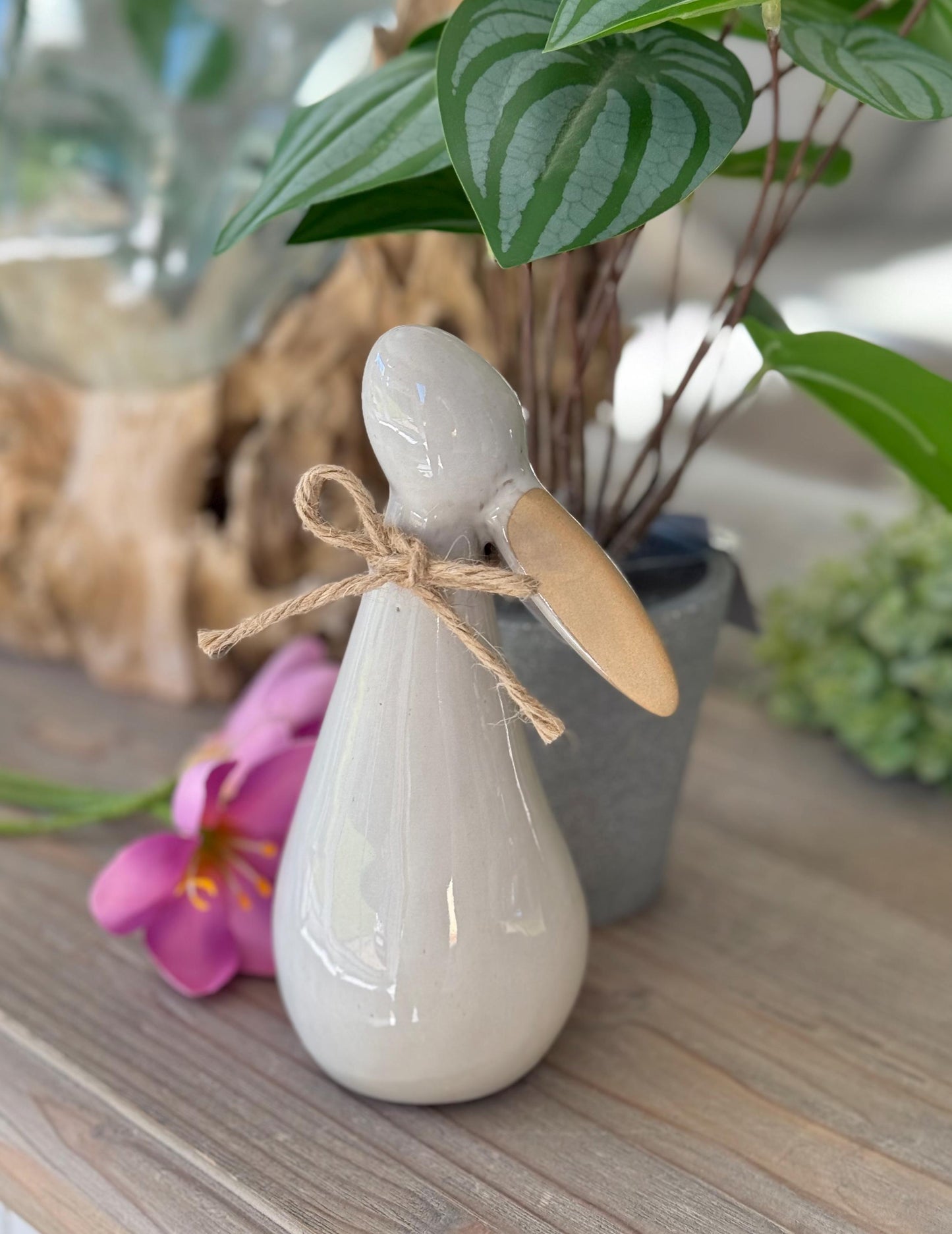 Ceramic White Bunny - Available in 2 Sizes