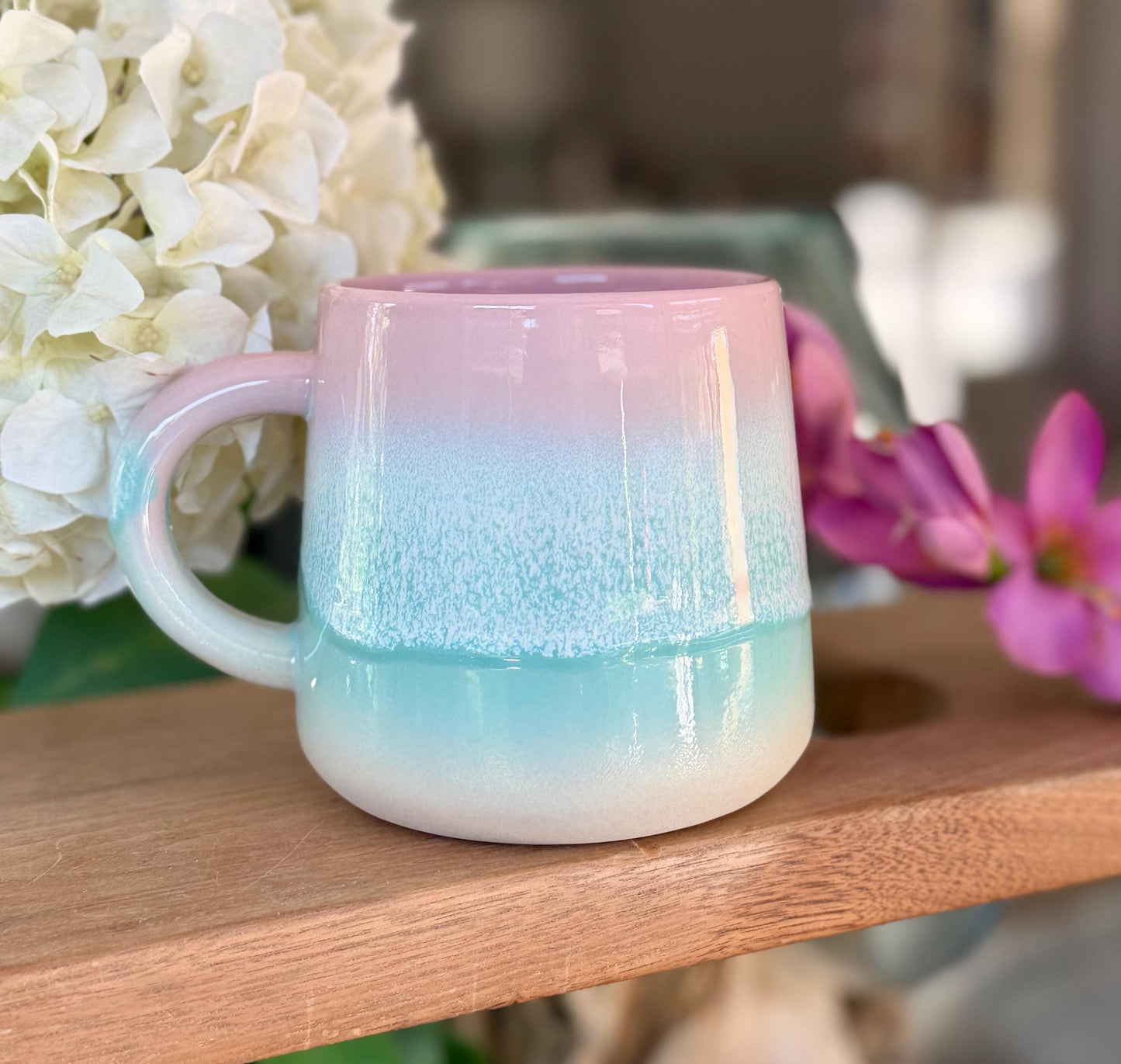 NEW! Mojave Ombre Glaze Stoneware Mugs