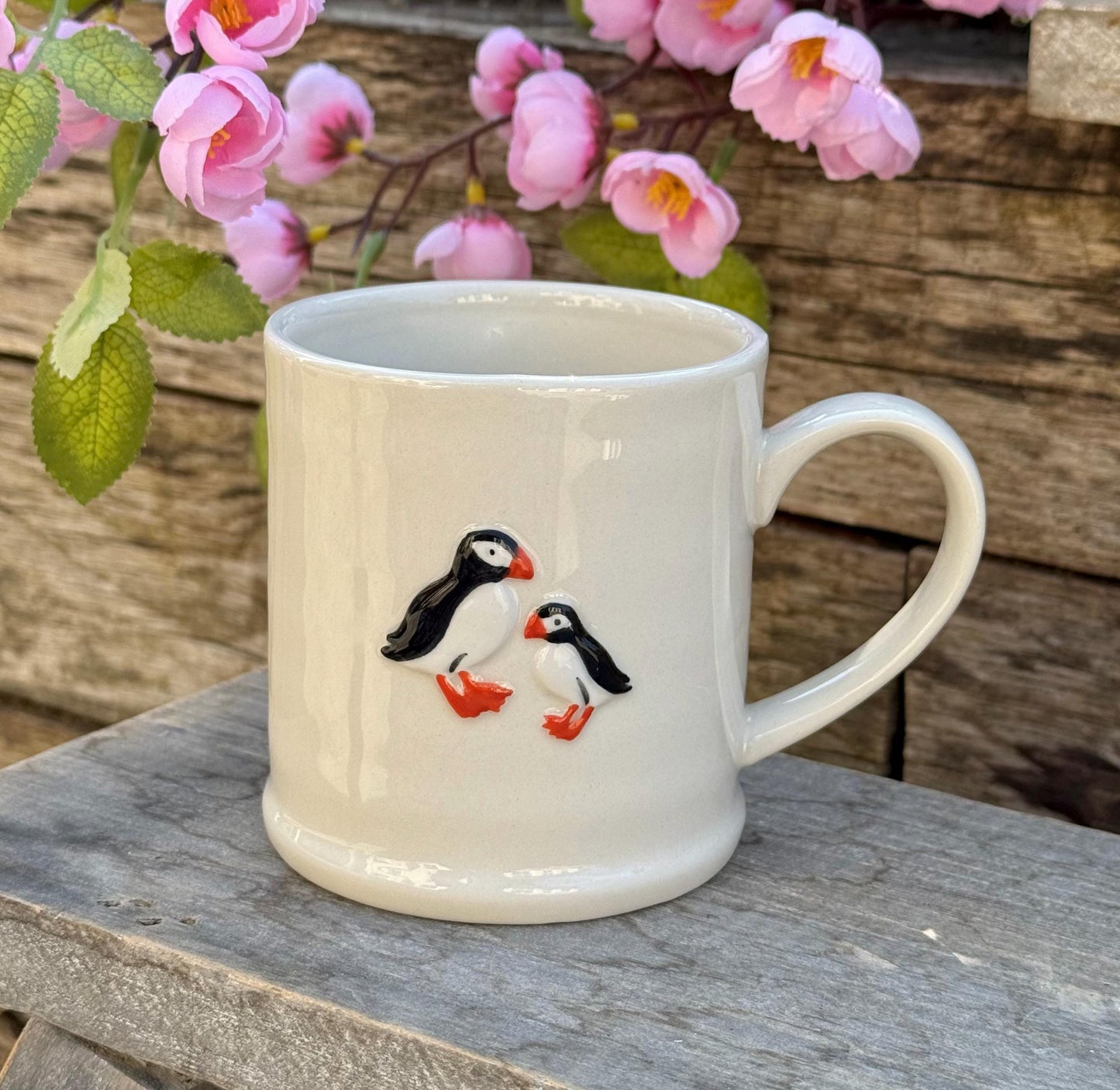 Embossed Animal Stoneware Mugs - Available in 4 designs