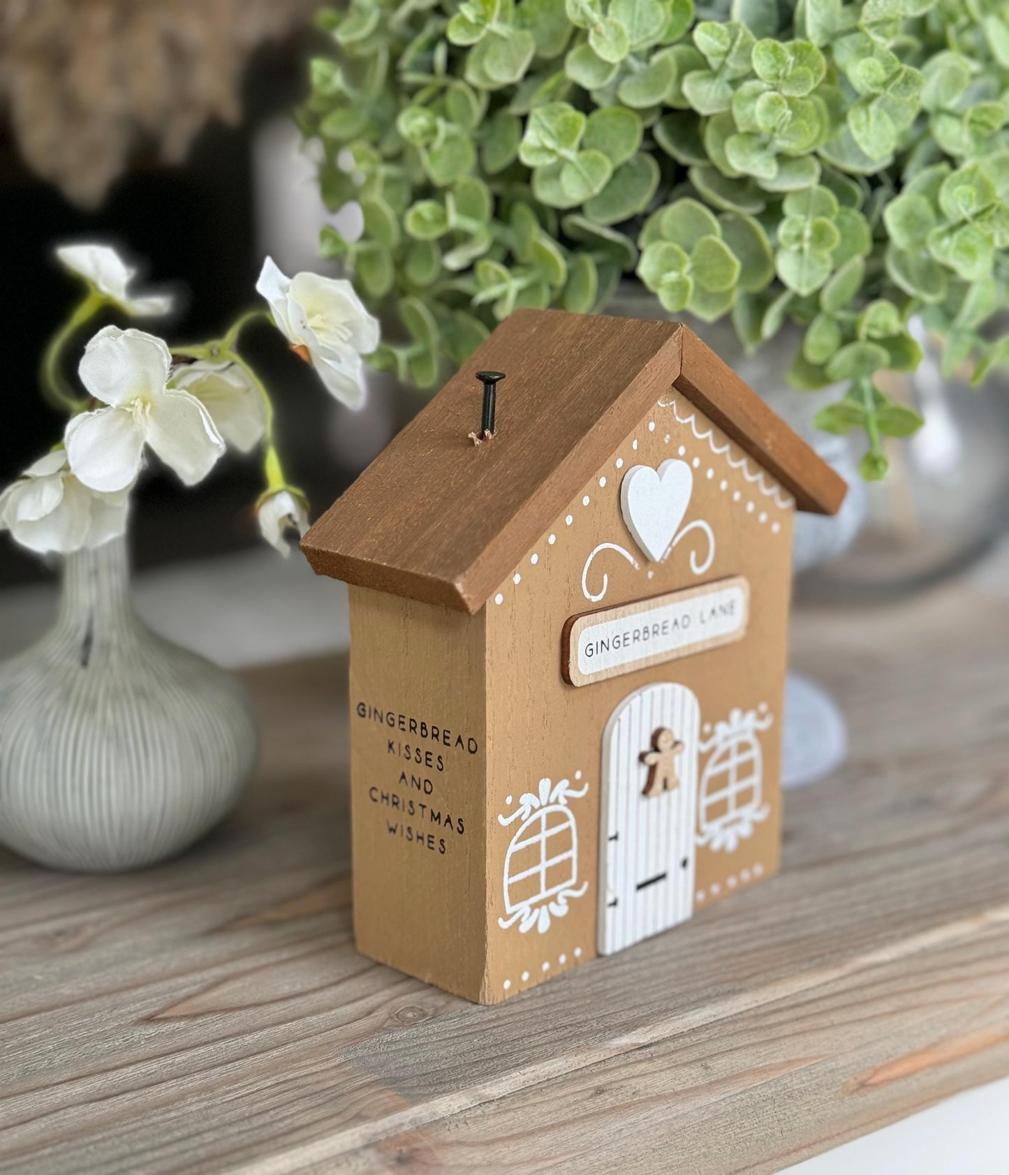 Wooden Gingerbread House